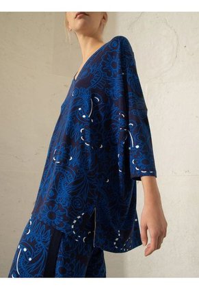 Camiseta Azul Jazmin Chebar L4100041801003