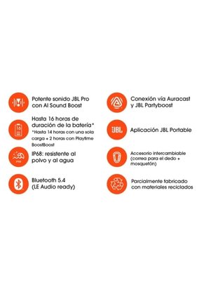 Parlante JBL Inalámbrico Bluetooth Flip 7 35W Azul