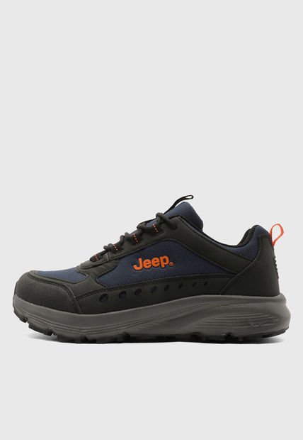 Bota Outdoor Azul Navy-Negro-Gris Jeep