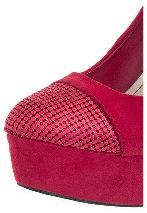 Tacón Plataforma Jennifer Lopez Rojo