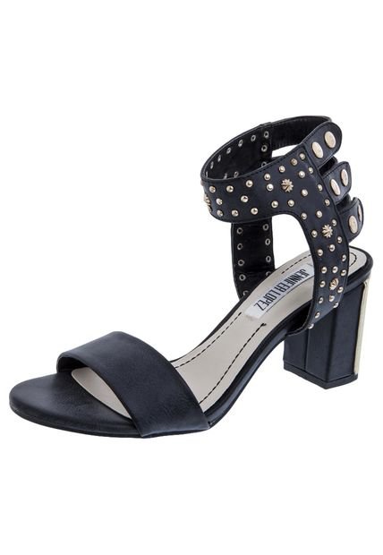 Sandalia Tacón Negro Jennifer Lopez