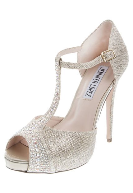 Sandalias Tacón Jennifer Lopez Dorado - Compra Ahora | Dafiti Colombia