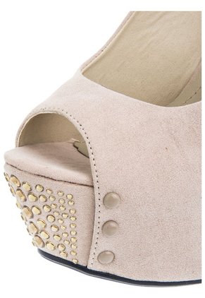 Sandalia Plataforma Jennifer Lopez Nude