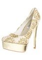 Tacón Alto Jennifer Lopez Dorado de Jennifer Lopez