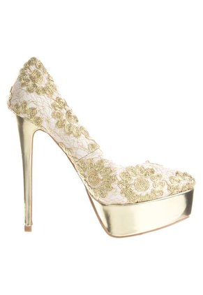 Tacón Alto Jennifer Lopez Dorado