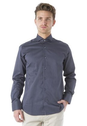 Camisa Jon Sonen Gris Oscuro