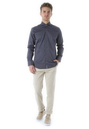 Camisa Jon Sonen Gris Oscuro