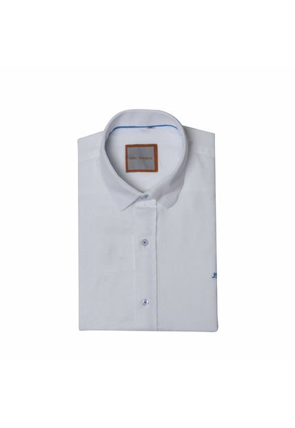 Camisa Blanca Manga Corta Jon Sonen 