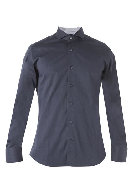Camisa Jon Sonen Gris Oscuro