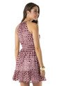 Vestido Jonathan Z Vinotinto-Rojo-Beige de Jonathan Z