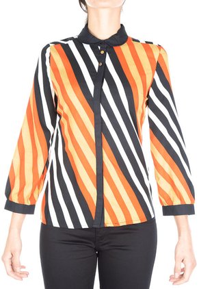 Camisa Jonathan Z Naranja-Negro