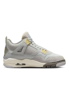 Tenis Mujer Jordan Air Jordan 4 Retro Se Bg Gs - Gris