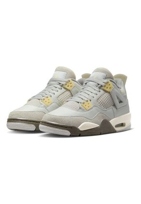Tenis Mujer Jordan Air Jordan 4 Retro Se Bg Gs - Gris