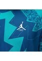 Camiseta Hombre Jordan Essential All Over Print Crew Azul de Jordan