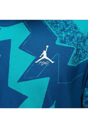Camiseta Hombre Jordan Essential All Over Print Crew Azul
