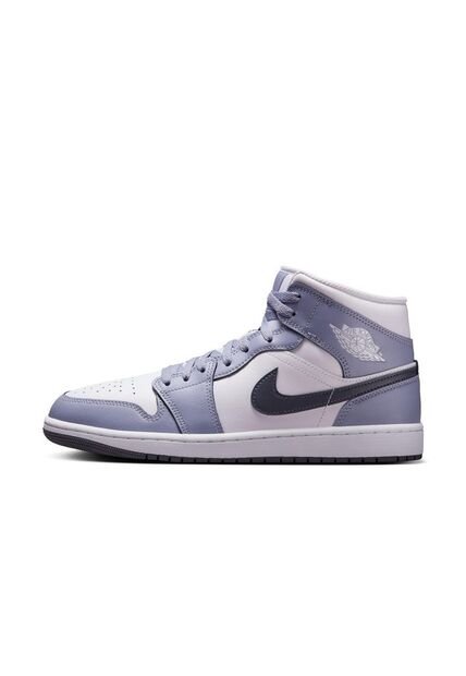 Tenis Hombre Lifestyle Air Jordan 1 Mid Blanco