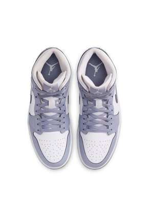 Tenis Hombre Lifestyle Air Jordan 1 Mid Blanco