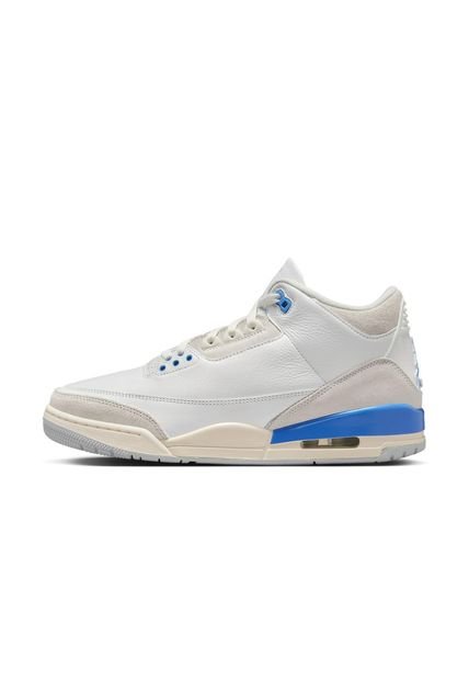 Tenis Hombre Air Jordan 3 Retro Blanco