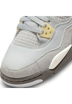 Tenis Mujer Jordan Air Jordan 4 Retro Se Bg Gs - Gris
