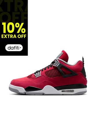 Tenis Hombre Air Jordan 4 Retro Rojo Jordan