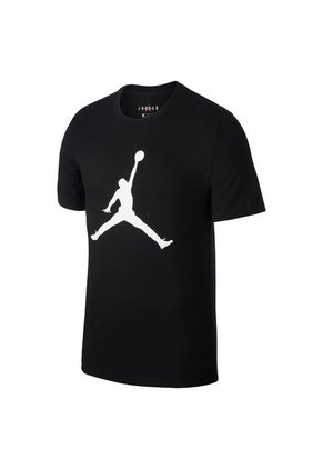 Camiseta Hombre Jordan Brand Jumpman Crew-Gris Oscuro-Gris Oscuro-Negro