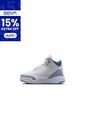 Tenis Unisex Niño Lifestyle Jordan 3 Retro Blanco/Azul de Jordan