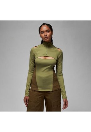 Camiseta Manga Larga Mujer Jordan 23 Rib Quarter Zip