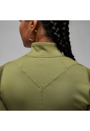 Camiseta Manga Larga Mujer Jordan 23 Rib Quarter Zip