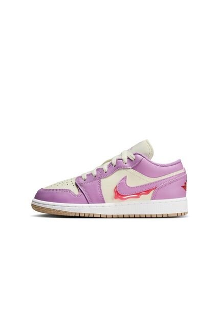 Tenis Unisex Niño Lifestyle Air Jordan 1 Low SE Morado