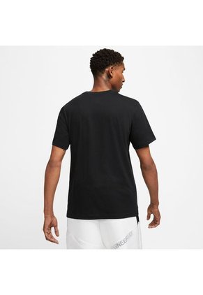 Camiseta Hombre Jordan Brand Jumpman Crew-Gris Oscuro-Gris Oscuro-Negro