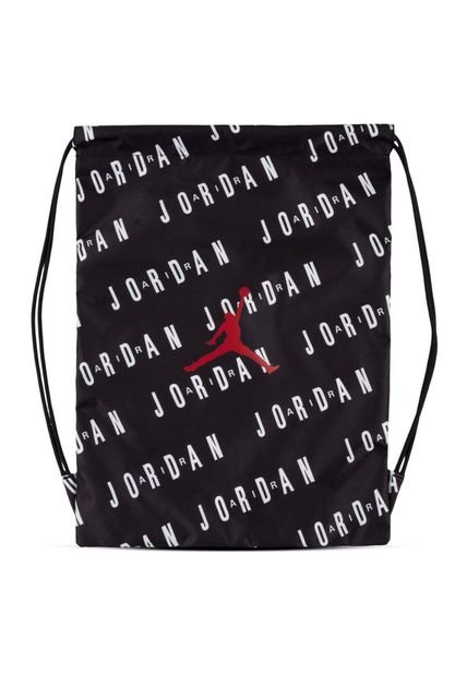 Gym Sack Niños Jordan Negro