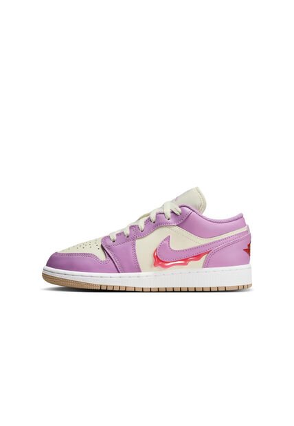 Tenis Unisex Niño Lifestyle Air Jordan 1 Low SE Morado