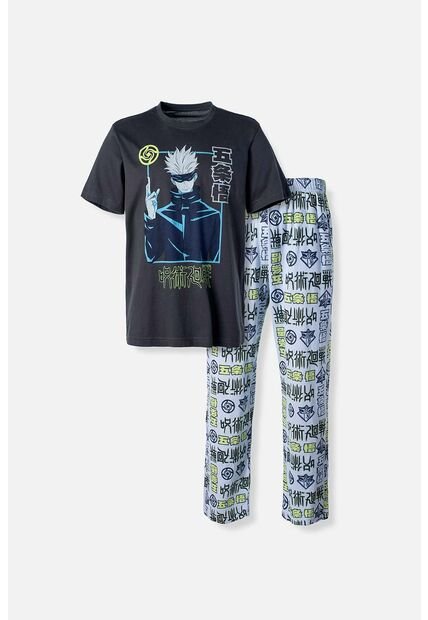 Pijama De Jujutsu Kaisen De Pantalon Largo Para Hombre S