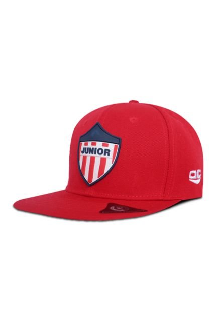 GORRA JUNIOR FC OFICIAL ROJA PLANA
