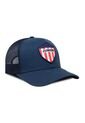 Gorra Junior F.C Oficial Flexfit 6606 Azul Oscuro de Junior FC