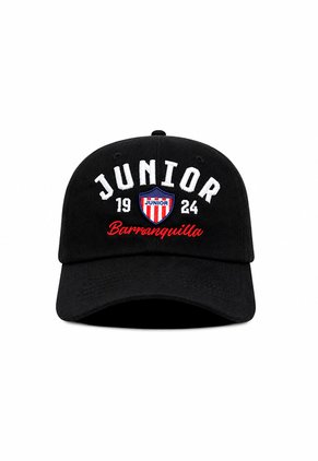 Gorra Junior FC Oficial Dad Cap Negra Oto-103