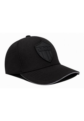 Gorra Junior FC Oficial Deportiva Negra Tono A Tono Oto-106