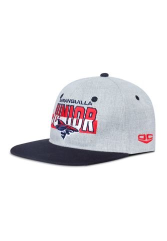 GORRA JUNIOR FC OFICIAL GRIS/NEGRO PLANA Junior FC