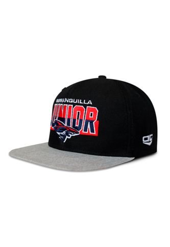 GORRA JUNIOR FC OFICIAL GRIS/NEGRO PLANA Junior FC