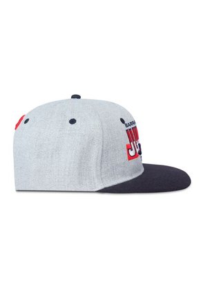 GORRA JUNIOR FC OFICIAL GRIS/NEGRO PLANA