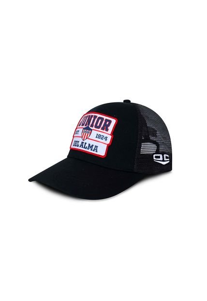 GORRA JUNIOR FC OFICIAL NEGRO DE MALLA