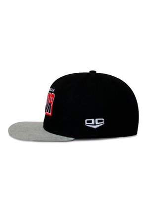 GORRA JUNIOR FC OFICIAL GRIS/NEGRO PLANA