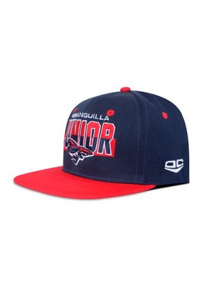 GORRA JUNIOR FC OFICIAL AZUL/ROJO PLANA