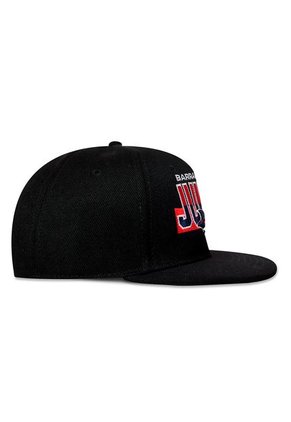 GORRA JUNIOR FC OFICIAL NEGRO PLANA