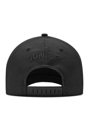 Gorra Junior FC Oficial Negra Tono A Tono