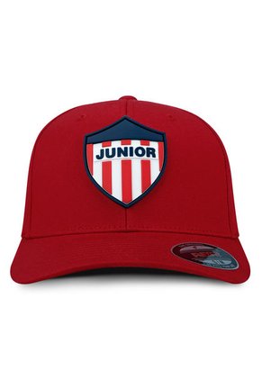 Gorra Junior F.C Oficial Flexfit Roja Cerrada