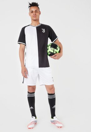 Pantaloneta Blanco-Negro Juventus FC