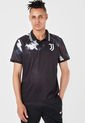 Camiseta Polo Negro-Blanco-Gris Juventus FC de JUVENTUS