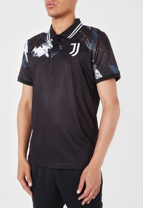 Camiseta Polo Negro-Blanco-Gris Juventus FC