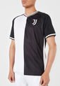Camiseta Negro-Blanco Juventus FC de JUVENTUS